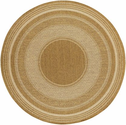 Chael Flatweave Faux Jute Outdoor Rug, round natural tan, Boutique Rugs on Tampa Home & Garden Store
