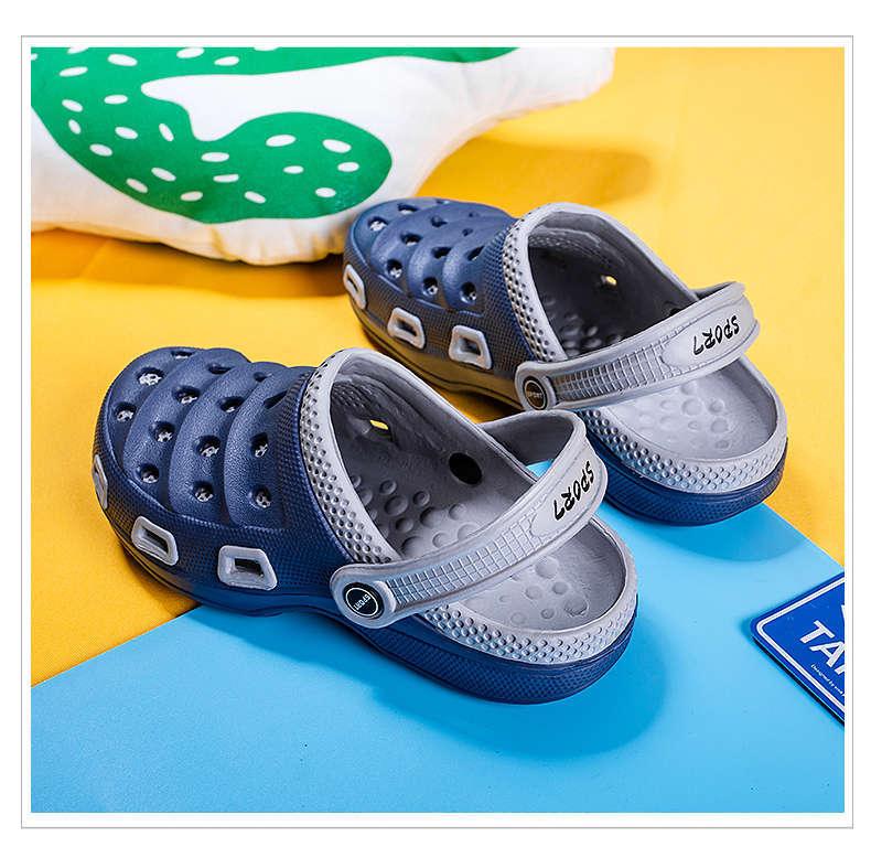 Sport slip-on sandals Stevvex blue gray with adjustable strap and perforated upper, 2 pairs on Tampa Home & Garden Store