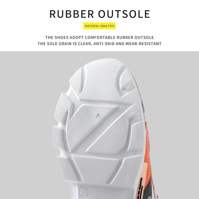 Stevvex athletic running shoe outsole white rubber with bold tread pattern on Tampa Home & Garden Store