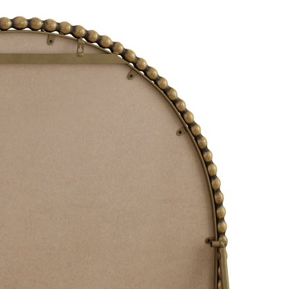 Iron arch full length mirror gold beaded edge with supporting feet HouseOfZazla on Tampa Home & Garden Store