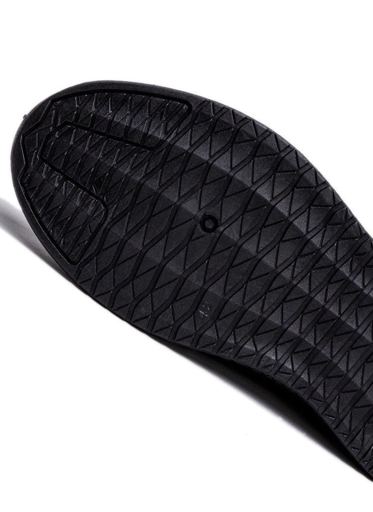 Mens sneakers outsole black rubber with diagonal diamond tread pattern on Tampa Home & Garden Store