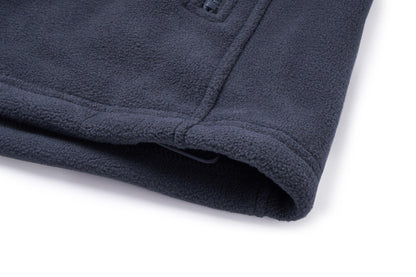 Stevvex navy fleece hooded jacket windproof soft fleece fabric with zip pocket on Tampa Home & Garden Store