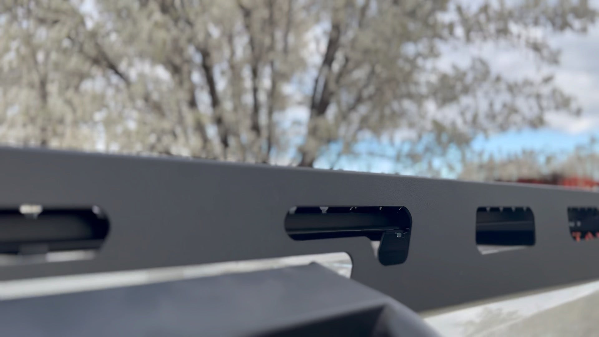 Pioneer Sprinter Roof Rack by avatar offroad, gray metal roof rack with side slot openings on Tampa Home & Garden Store