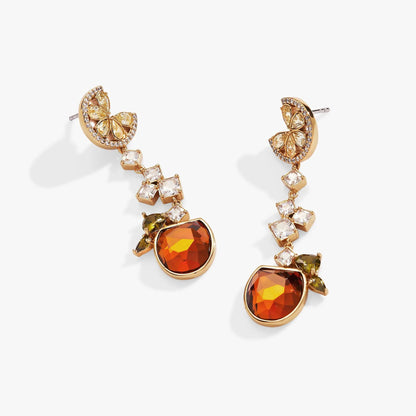 Spritz O Clock Lemon Wedge Statement Earrings