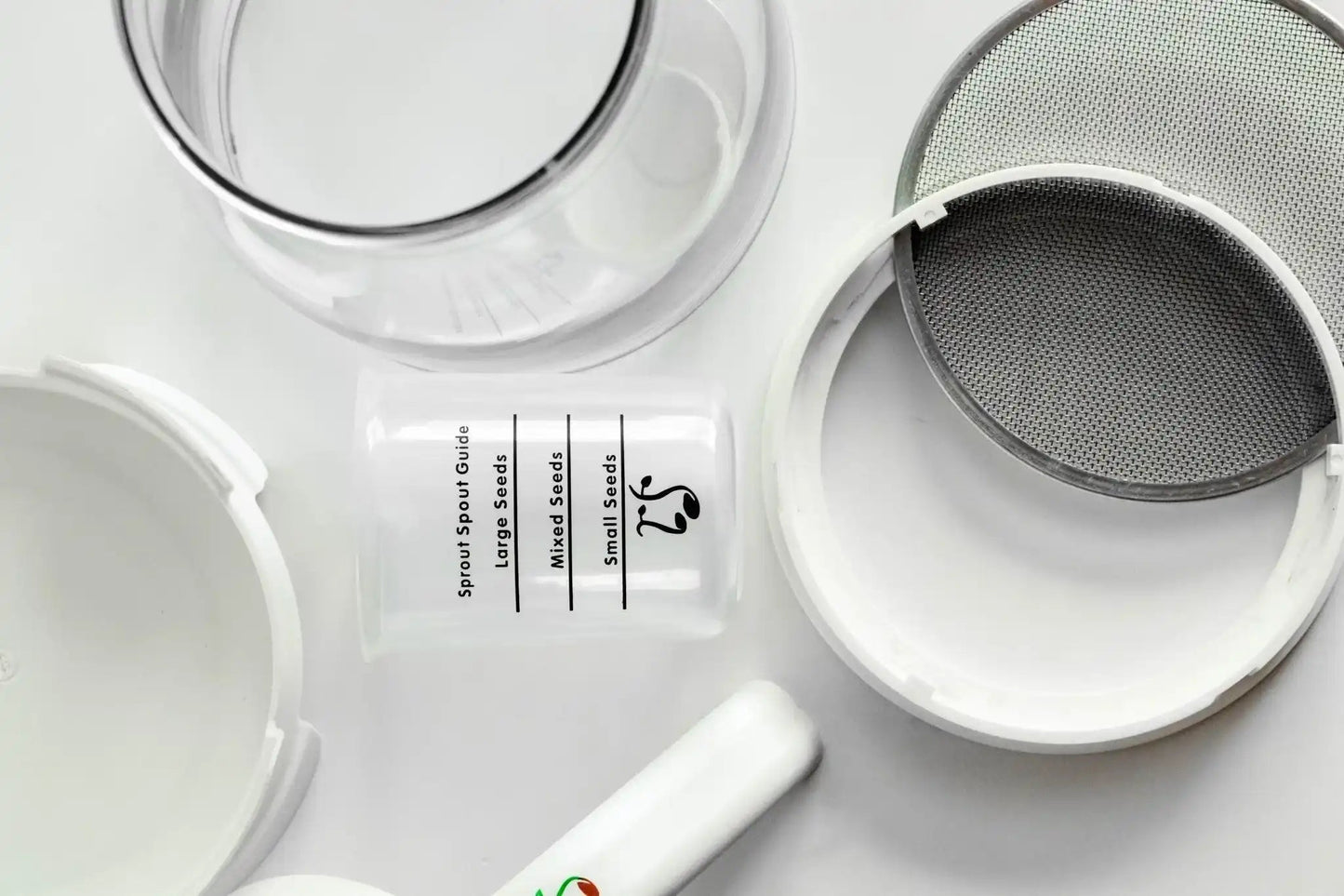 Kit de démarrage pour brocolis Sprout Spout : Sprout Spout + 113 g ou 454 g de graines + une cuillère à germer offerte