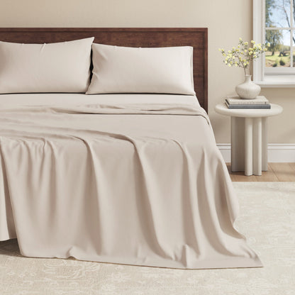 the Soft Organic Cotton Jersey Knit Bed Sheets