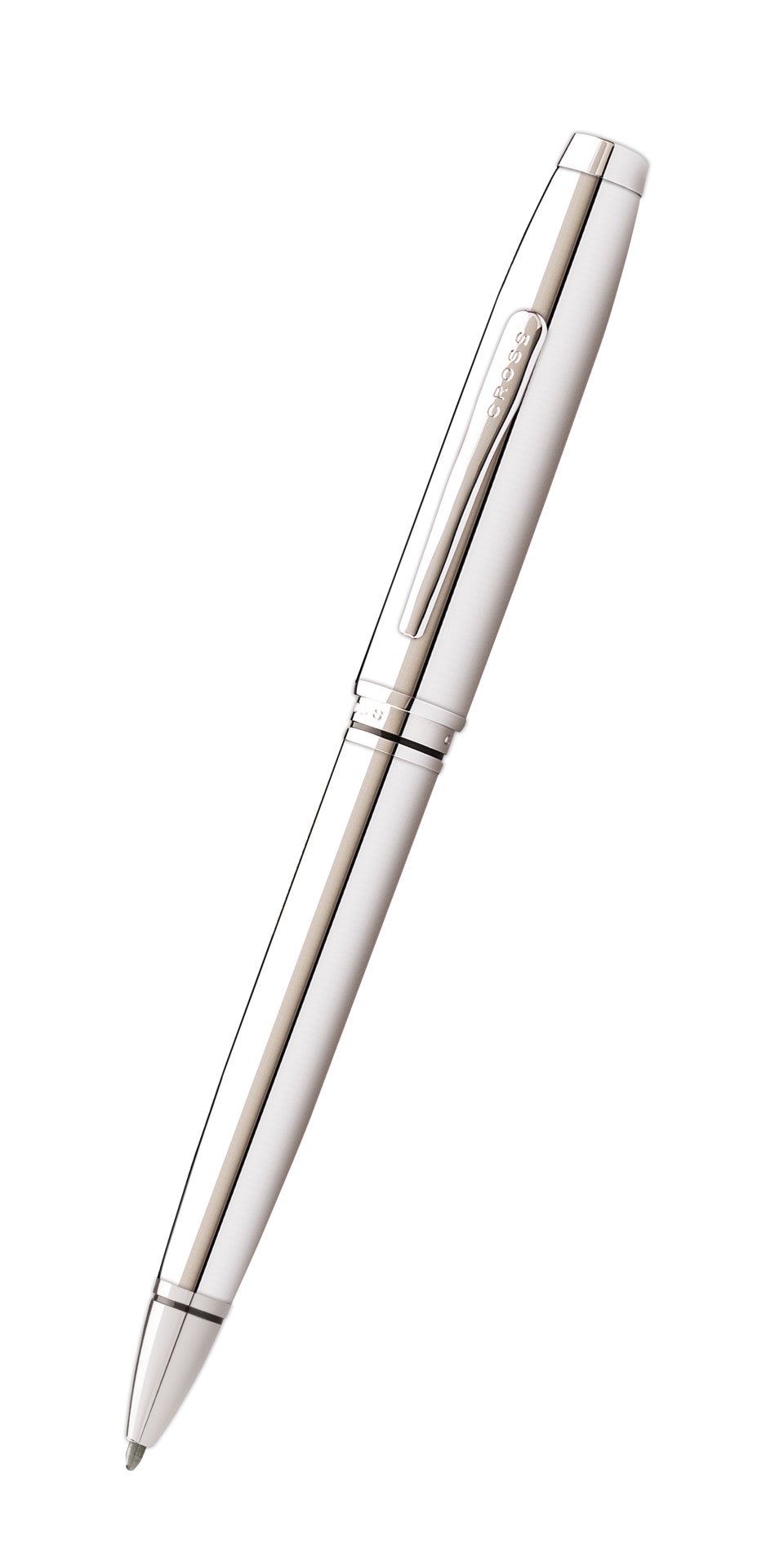 A.T. Cross Coventry polished chrome ballpoint pen with clip on Tampa Home & Garden Store