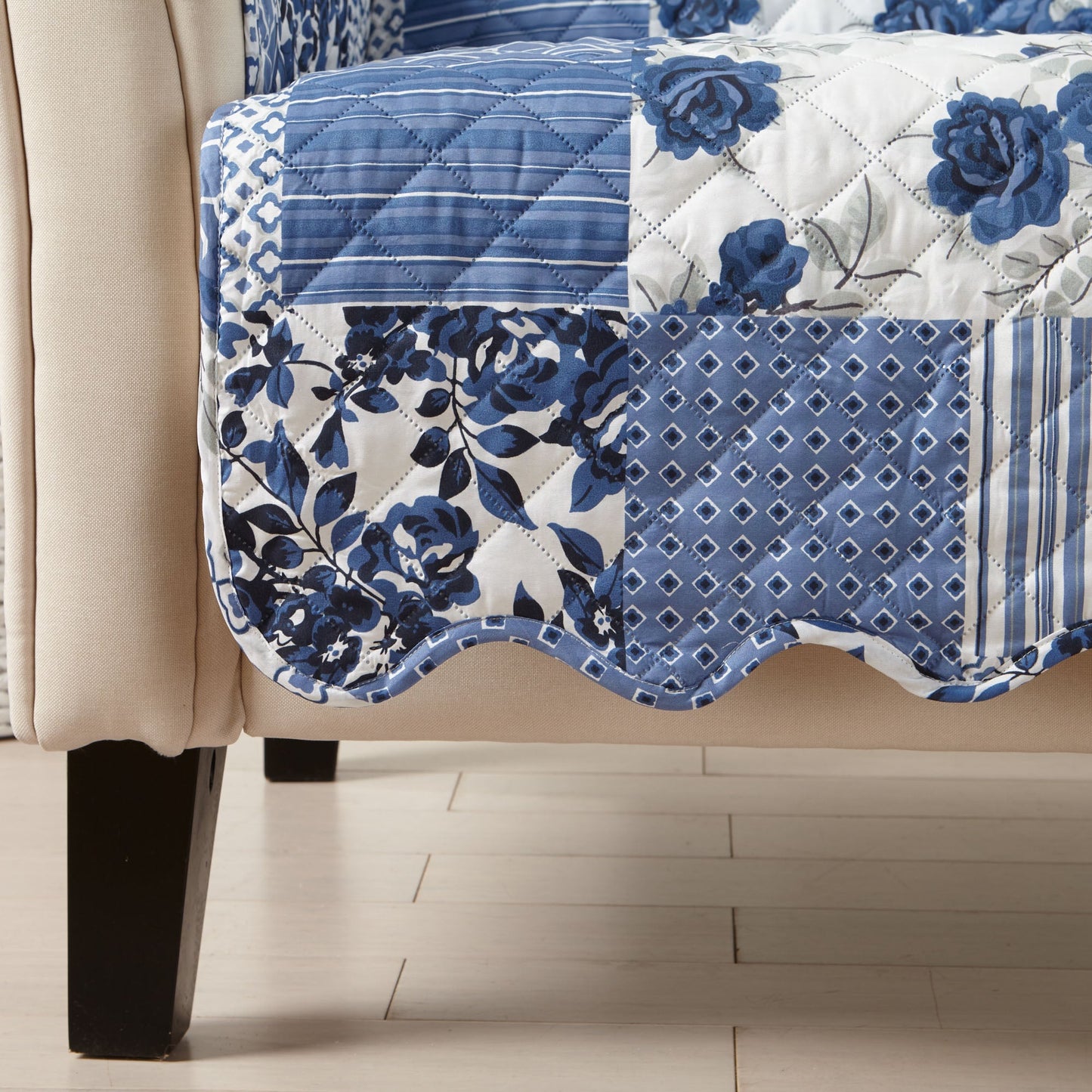 Reversible Floral Patchwork Furniture Cover