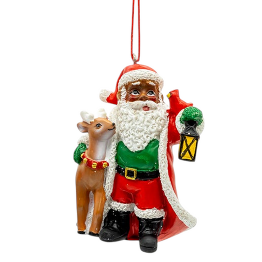 Holiday Cheer Santa and Friends Ornament - Tampa Home & Garden Store
