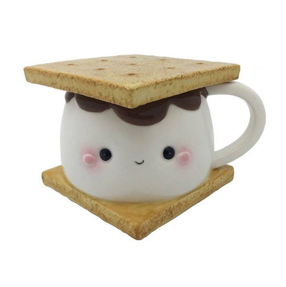 Taza de malvavisco con tapa
