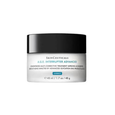 SkinCeuticals A.G.E. Interrupter anti-aging cream jar with black lid boosts elasticity on Tampa Home & Garden Store