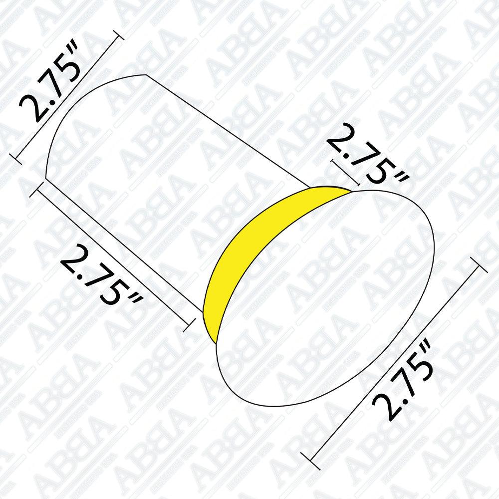 Luz LED de bajo voltaje STA02 de 3 W para adoquines de ladrillos redondos, luz de paso para exteriores