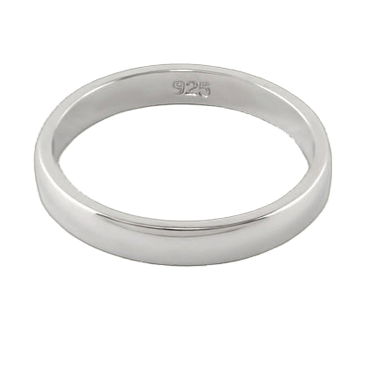 The Slim Rhodium and Red Crystal Stackable Ring
