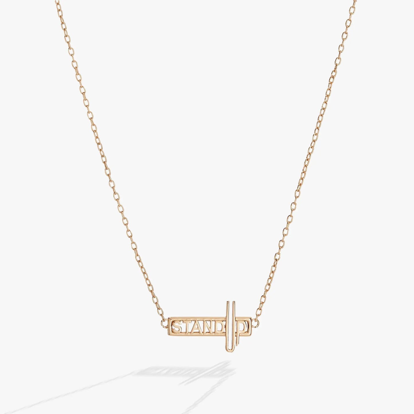 Stand Up Pendant Necklace for Confidence