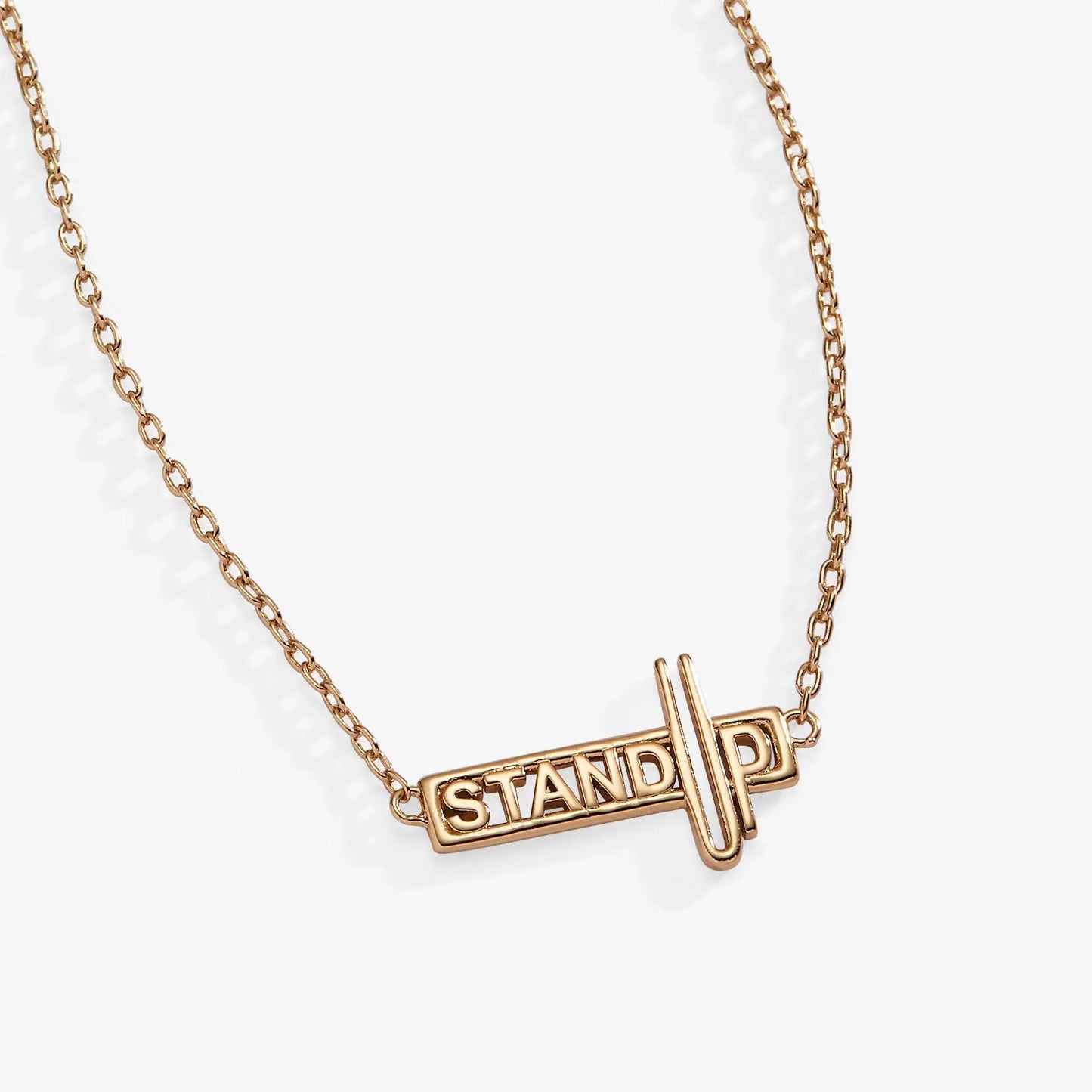 Stand Up Pendant Necklace for Confidence