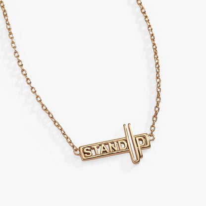 Stand Up Pendant Necklace for Confidence