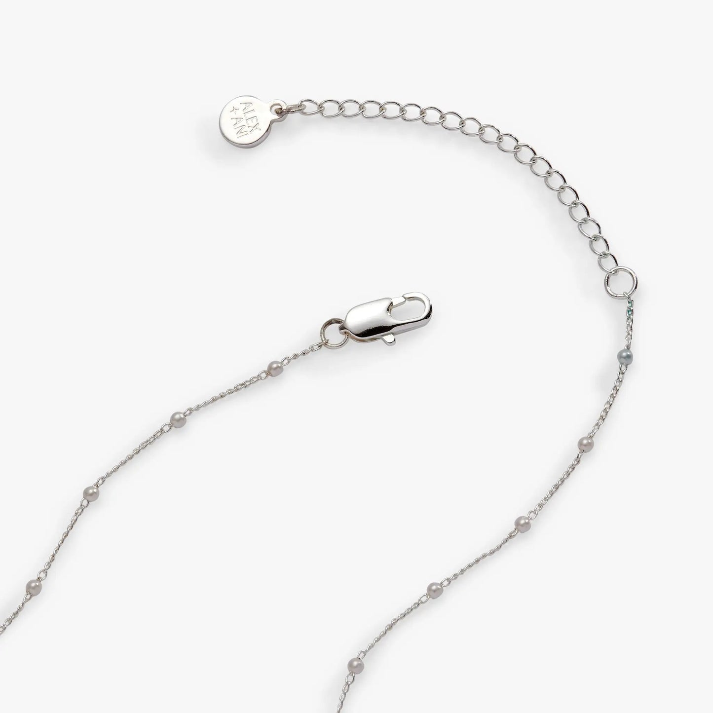 Divine Guides necklace by ALEX AND ANI, silver chain with beads and lobster clasp on Tampa Home & Garden Store