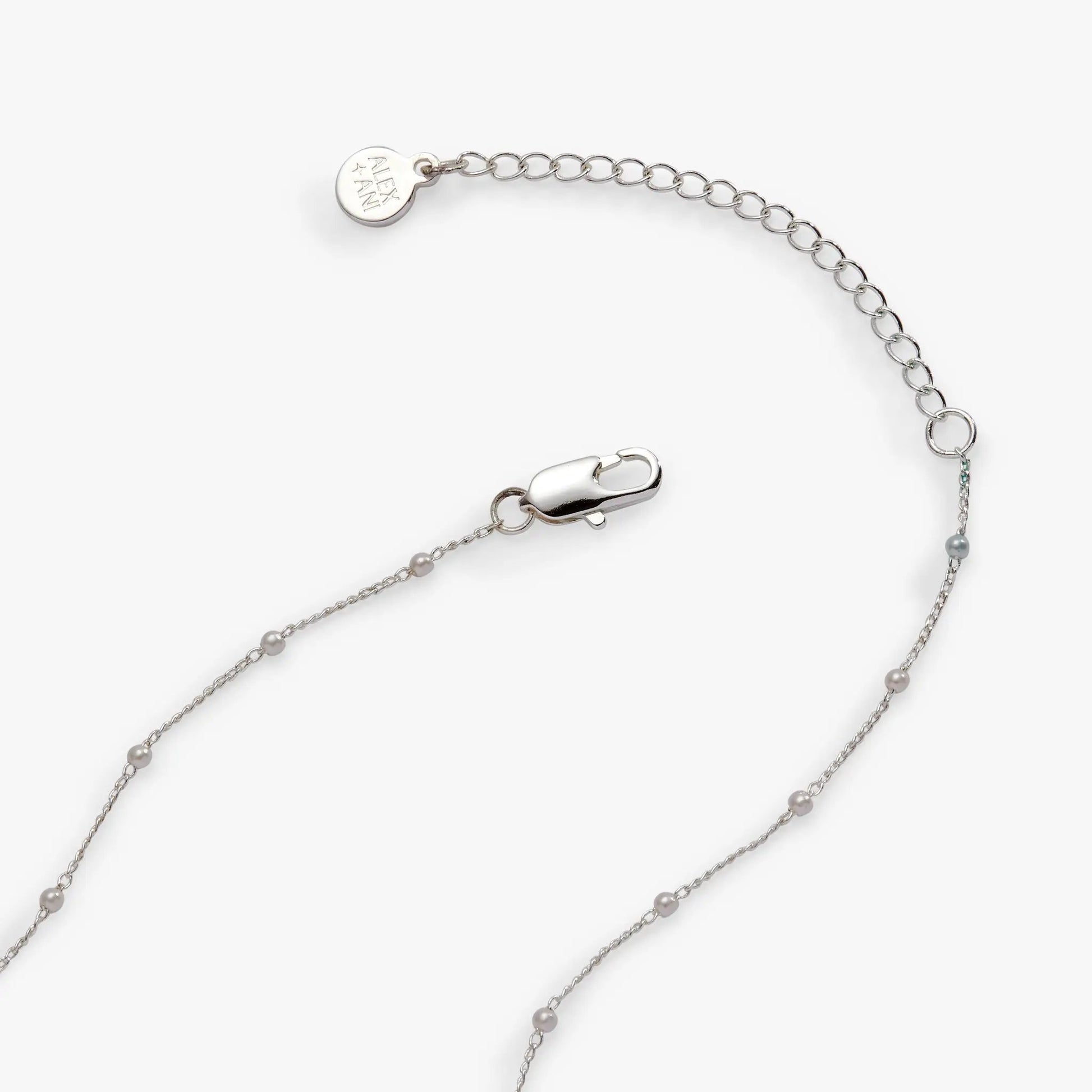 Divine Guides necklace by ALEX AND ANI, silver chain with beads and lobster clasp on Tampa Home & Garden Store