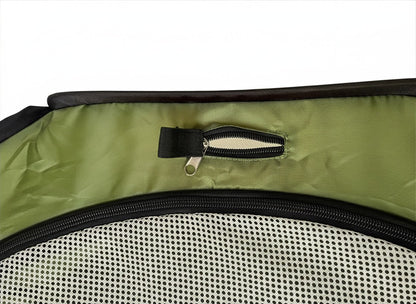 Hen Pen Starter Pop-Up Chick Brooder olive green nylon with black zipper and mesh panel on Tampa Home & Garden Store
