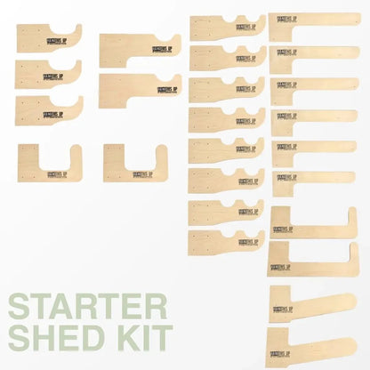 Deluxe Garden Tool Organizer Kit – Yard Tool Rack & Shed Storage System