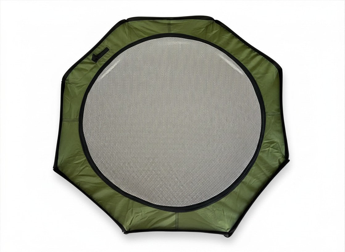 Hen Pen Starter Pop-Up Chick Brooder green octagonal frame with circular mesh center on Tampa Home & Garden Store
