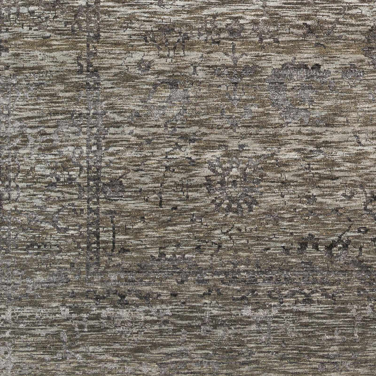 Gray Akos area rug with a distressed beige-gray pattern and textured weave on Tampa Home & Garden Store