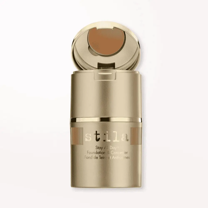 Stila Stay All Day Foundation & Concealer compact in gold bottle with beige shade on Tampa Home & Garden Store