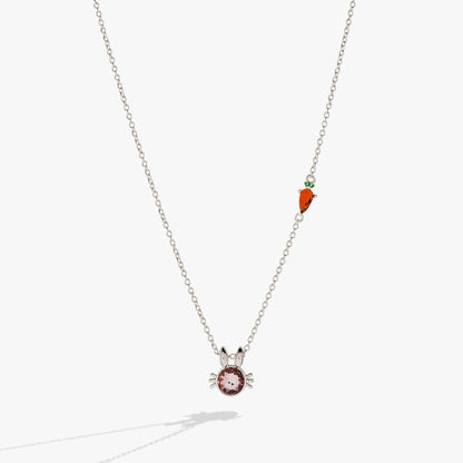 Crystal Bunny Pendant Necklace by Alex and Ani with orange crystal centerpiece on Tampa Home & Garden Store