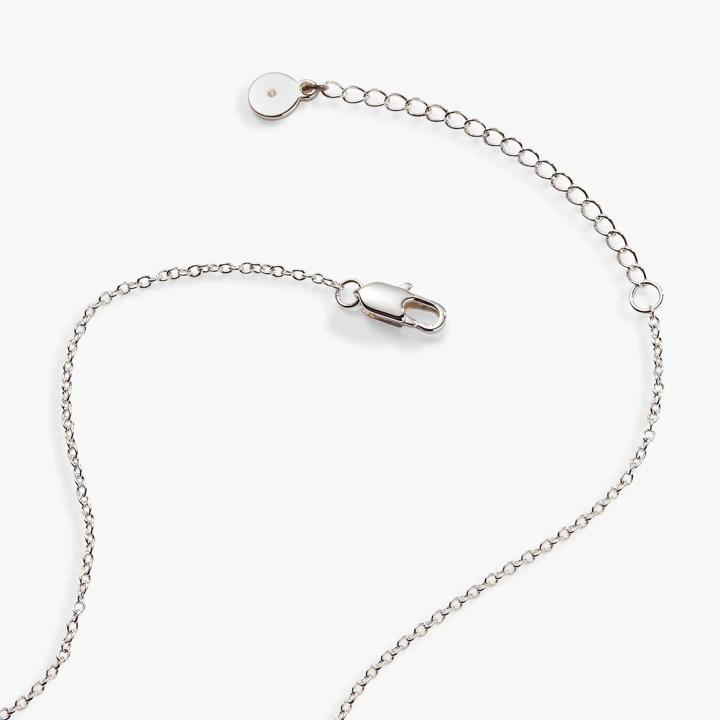 Crystal Bunny Pendant Necklace silver-tone chain with round crystal pendant by Alex and Ani on Tampa Home & Garden Store