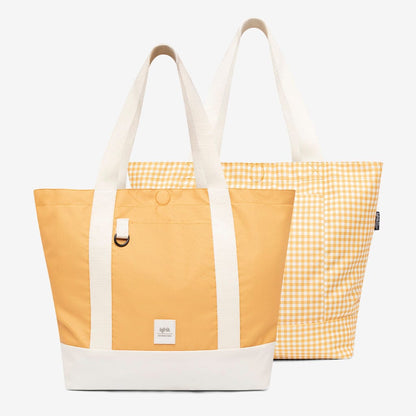Strata Reversible Bag Vichy Mustard