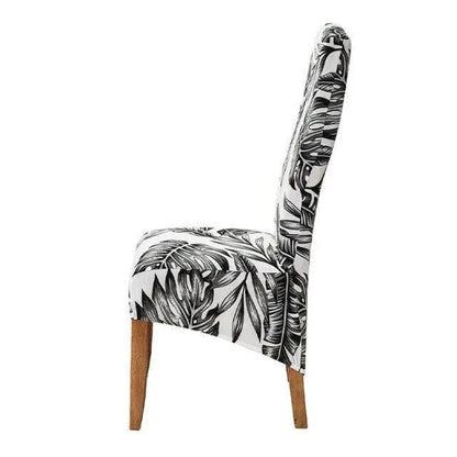 Stretch Chair Cover With Elastic Band For Dining