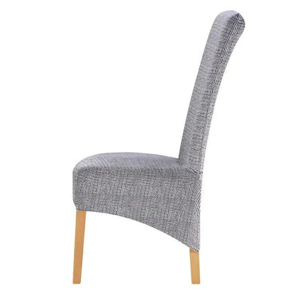 Stretch Chair Cover With Elastic Band For Dining