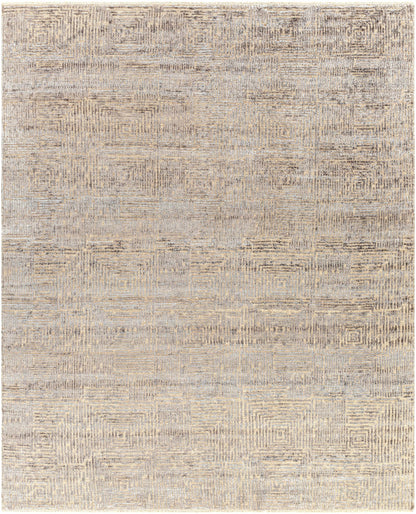 Struie Area Rug by Boutique Rugs in taupe gray geometric square pattern on Tampa Home & Garden Store