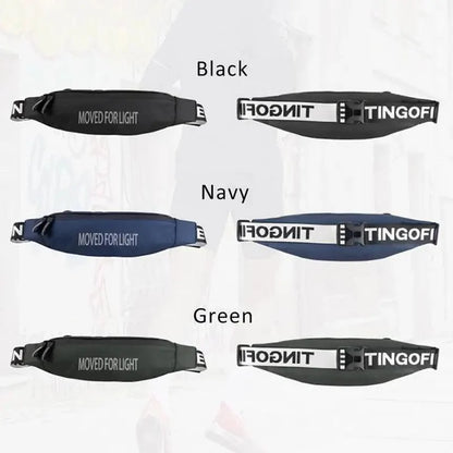 Stevvex waterproof money belt fanny pack Black Navy Green with reflective strap on Tampa Home & Garden Store