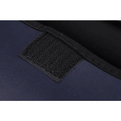 Stevvex navy neoprene waterproof fanny bag with Velcro patch on Tampa Home & Garden Store