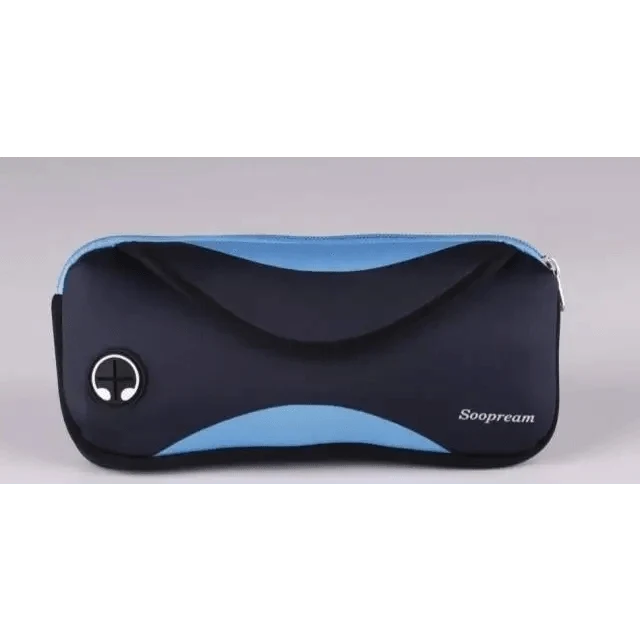 Stevvex neoprene waterproof fanny pack navy with light blue accents, unisex waist bag on Tampa Home & Garden Store