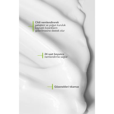 Face cream Bioderma Sebium Hydra by Beauty Care Bag white silky moisturizer texture on surface on Tampa Home & Garden Store