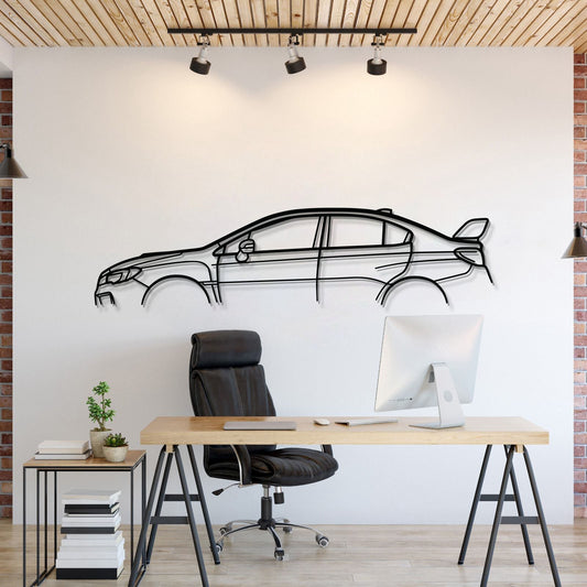 WRX STI VA Arte de pared metálico para auto - MT1112
