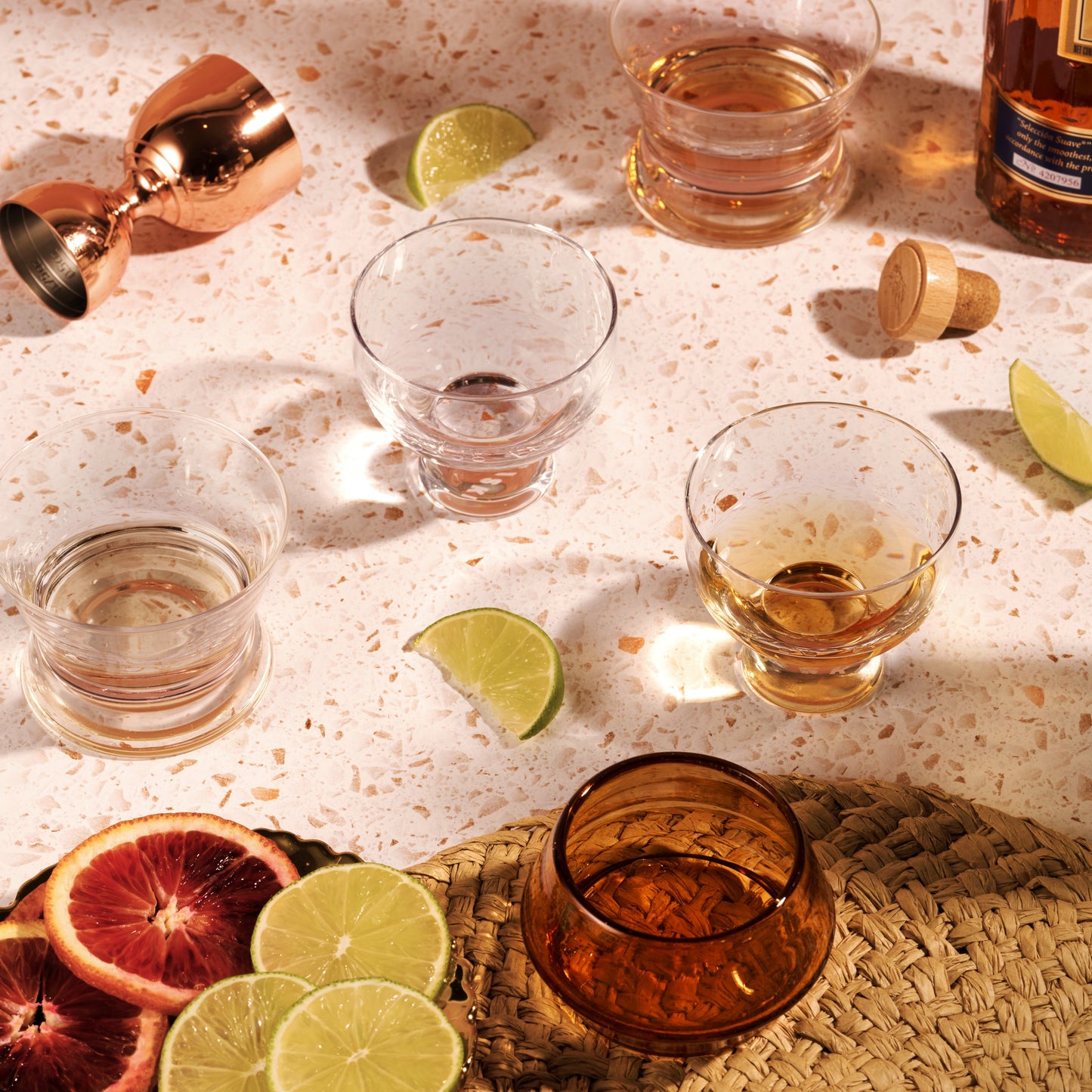 Premium Crystal Mezcal Glasses and a Pair