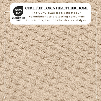 Premium Cotton Checkered Jacquard Towel for Bath