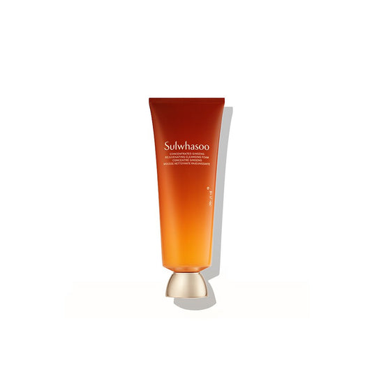 Sulwhasoo Concentrated Ginseng Rejuvenating Cleansing Foam tube with orange gradient color on Tampa Home & Garden Store