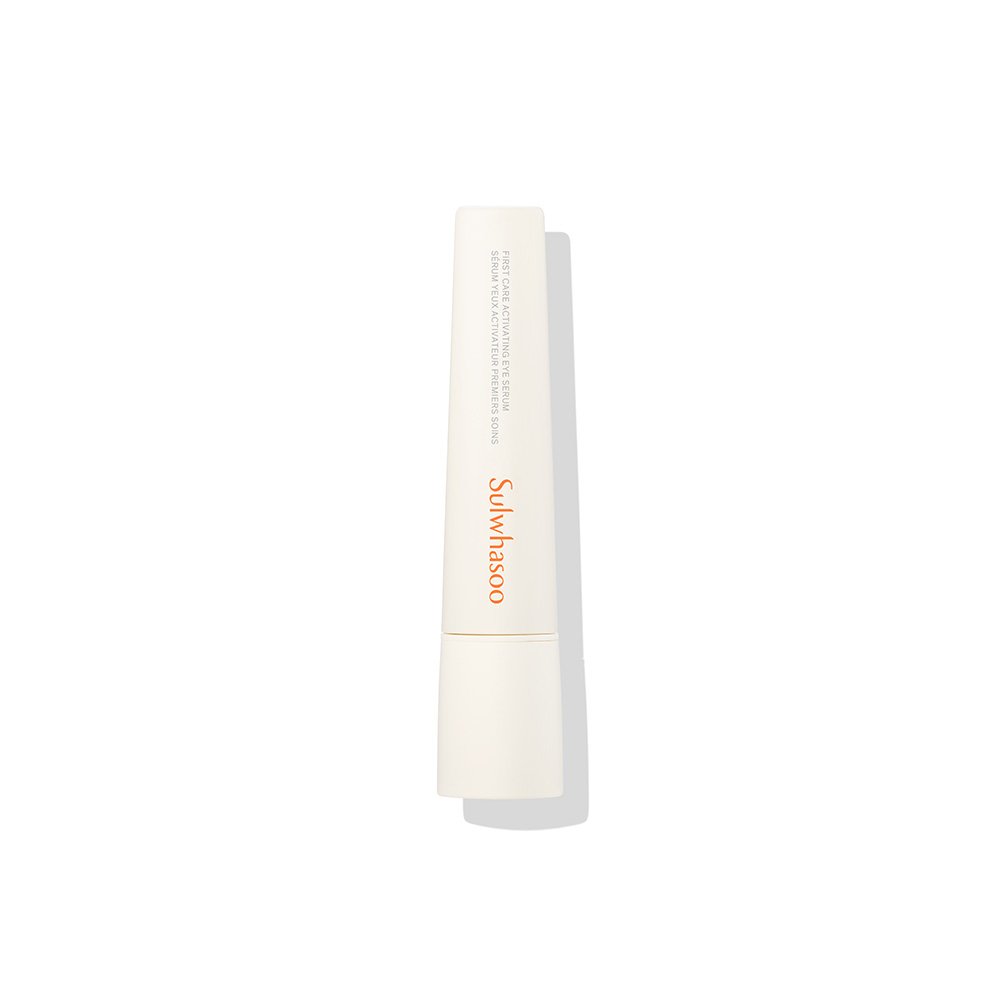 Sulwhasoo First Care Activating Eye Serum 20ml tube, white with orange logo, eye serum on Tampa Home & Garden Store
