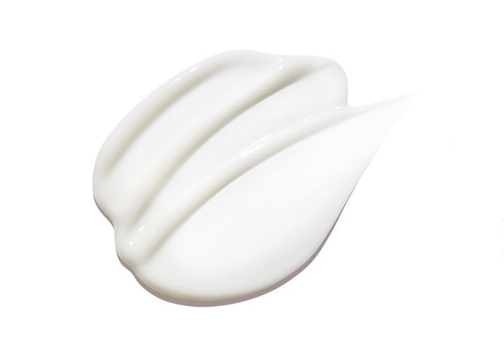 Sulwhasoo Men Basic Set serum and emulsion swatch, white silky cream texture on Tampa Home & Garden Store