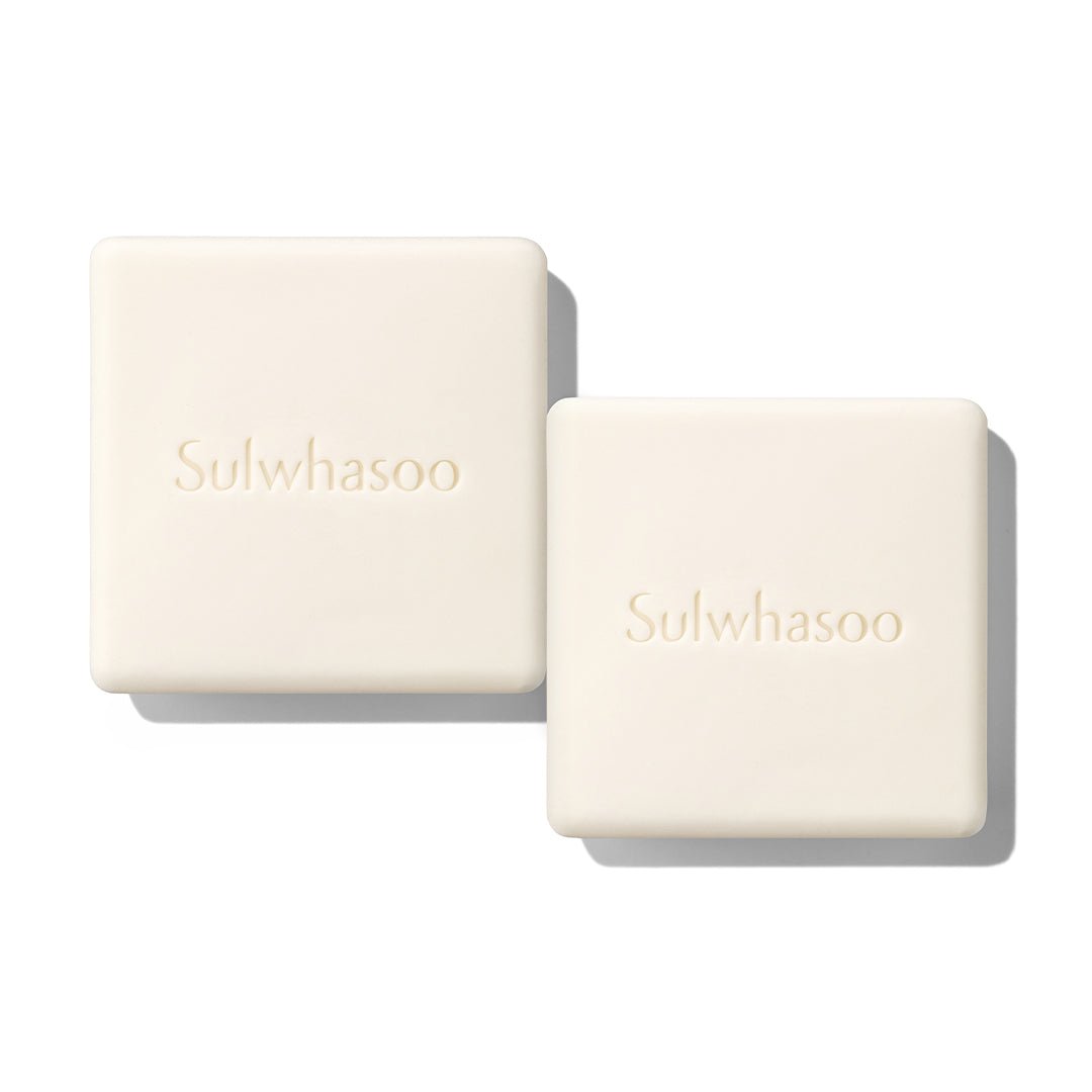 Sulwhasoo Signature Ginseng Facial Soap bars, ivory blocks embossed Sulwhasoo, 2-pack on Tampa Home & Garden Store