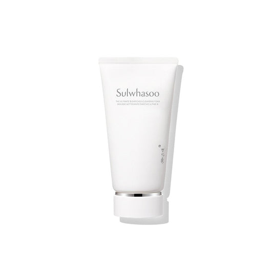 Cleansing foam Sulwhasoo The Ultimate S Enriched 150g tube, white packaging with silver cap on Tampa Home & Garden Store