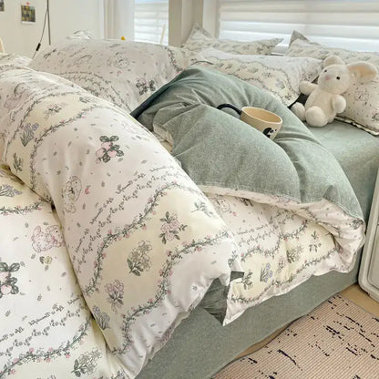Juego de ropa de cama de verano de 2026 - Tamaños individual/matrimonial