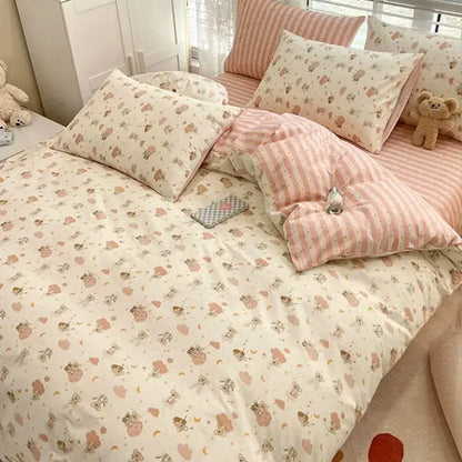 Juego de ropa de cama de verano de 2026 - Tamaños individual/matrimonial