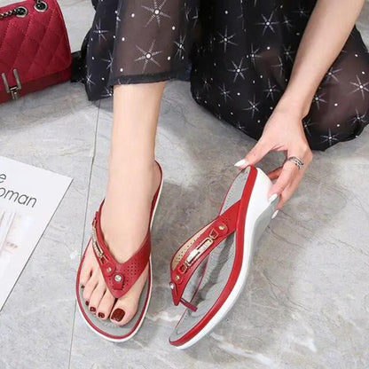 Summer Flat Sandal for Women Multicolor Flowers