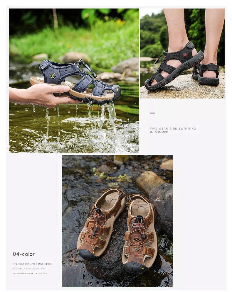 Waterproof Men Beach and Cushioned Sandals