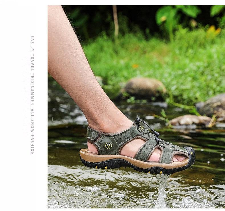 Waterproof Men Beach and Cushioned Sandals